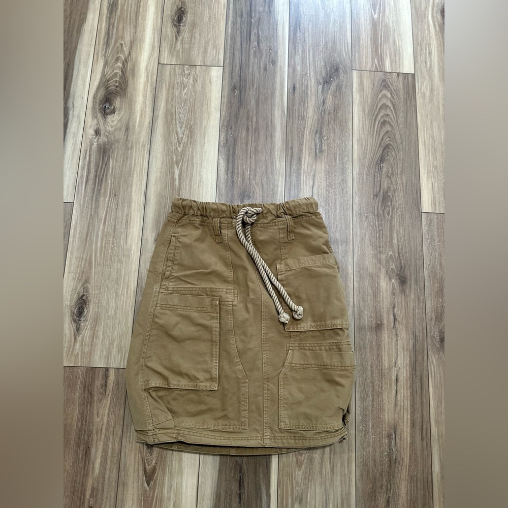 Free People womens Carmen midi cargo skirt size small - Picture 3 of 7